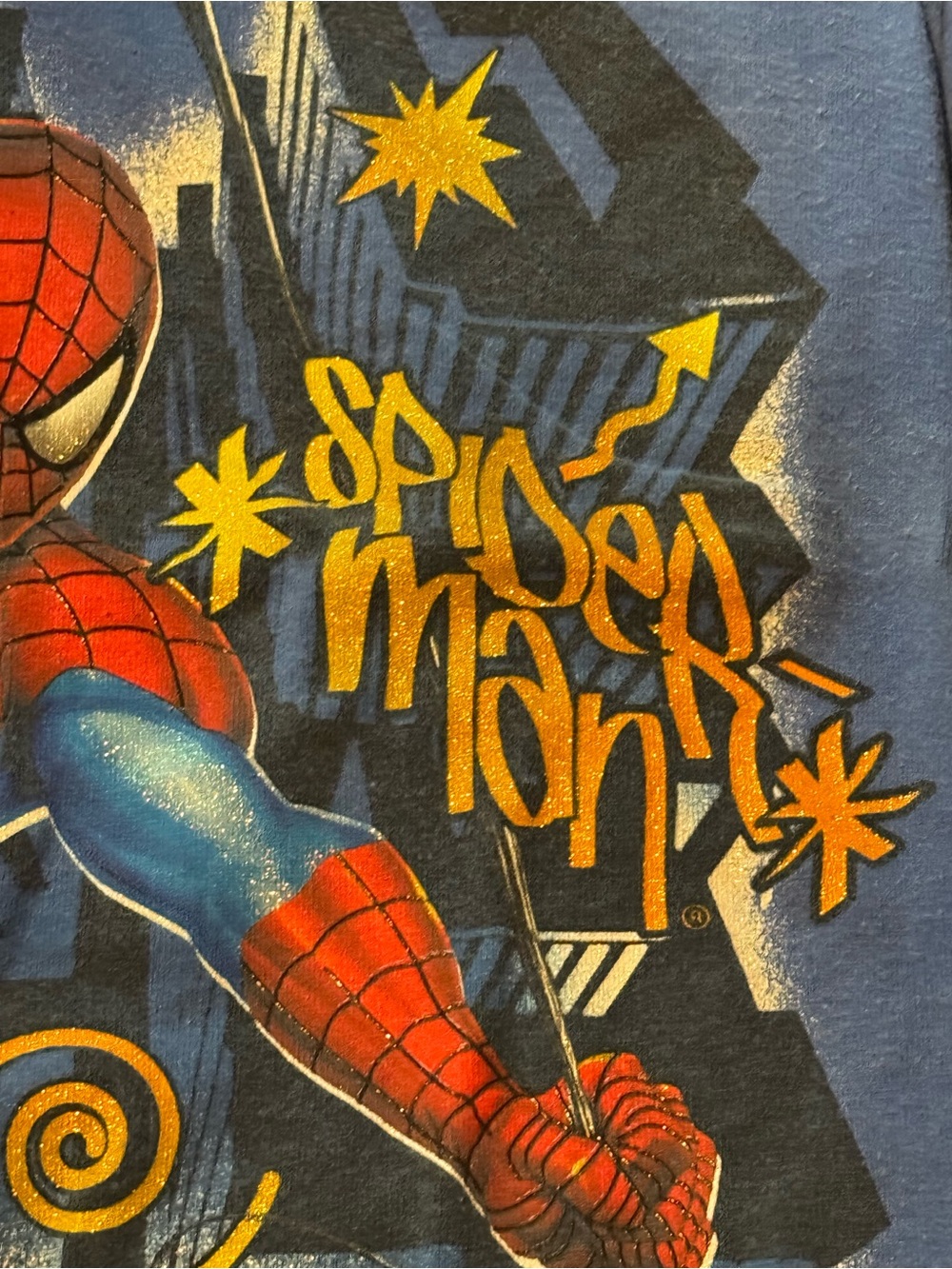 Marvel Spider-Man Boys' Light Blue Graphic Tee Size Small - Picture 2 of 6